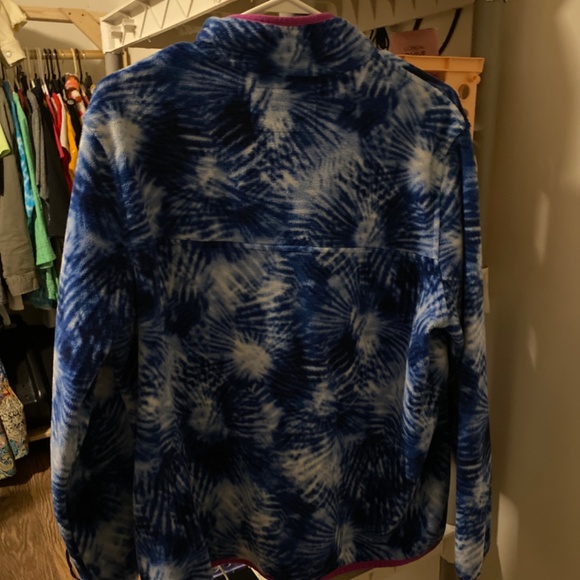 Lands end fleece 1/4 button down - Picture 2 of 3